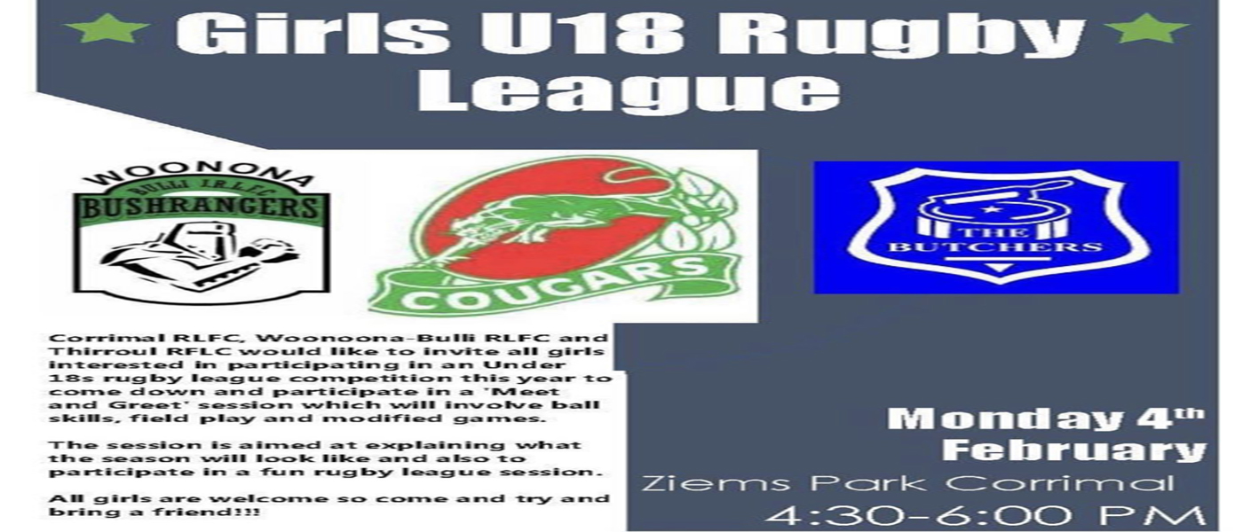 Are you female and want to play rugby league? – Thirroul Butchers